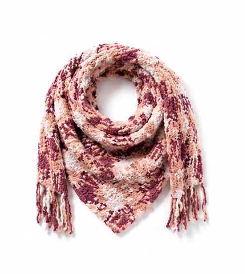 Cachecol-de-tricot-lilás-com-franjas