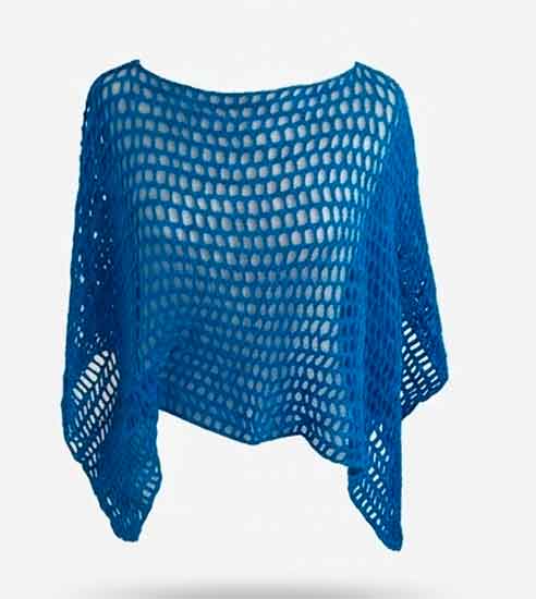 Blusa de Tricô Azul – Leveza, Estilo e Elegância Artesanal