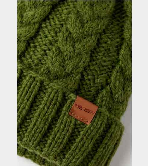 Touca de Crochê Verde com Pompom – Conforto e Estilo - Imagem 3