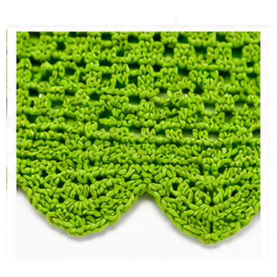 Conjunto de Crochê Verde Feminino – Top e Saia com Franjas - Imagem 7